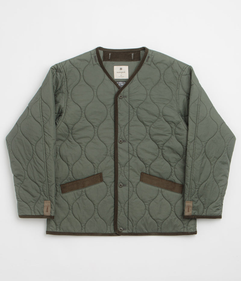 Snow Peak Takibi Ripstop Adjustable Jacket in Olive
