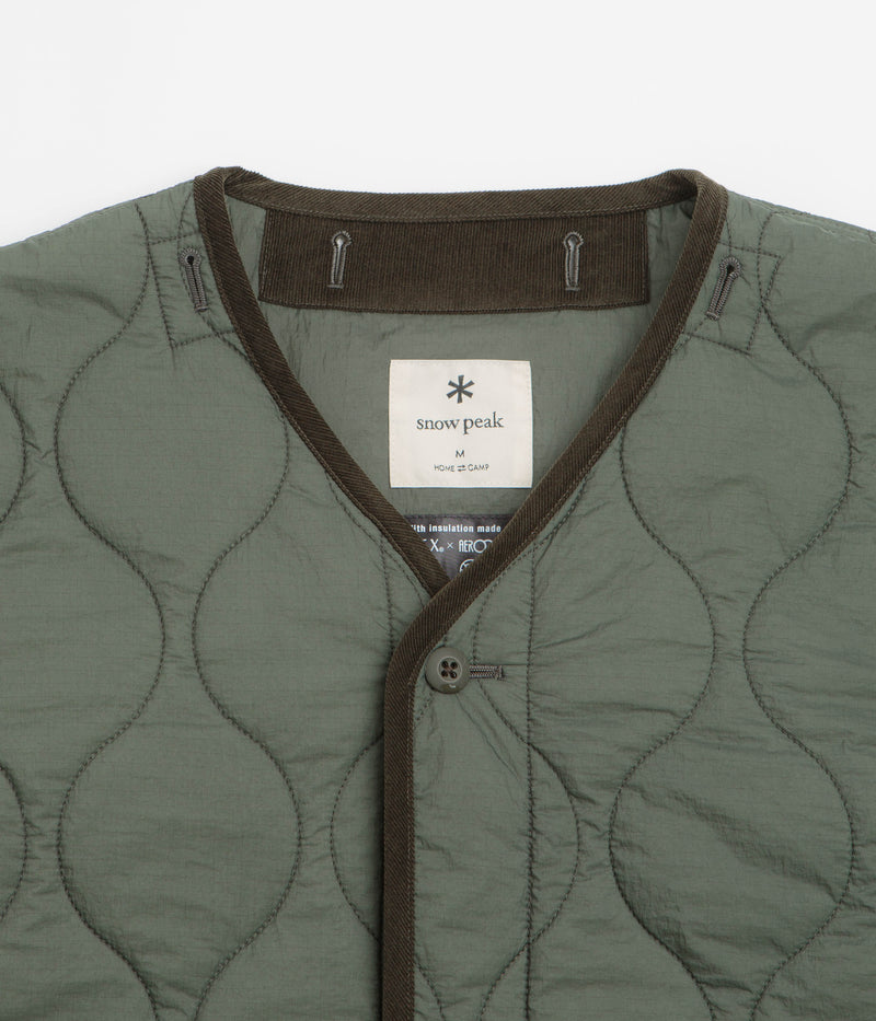 Snow Peak Takibi Ripstop Adjustable Jacket in Olive