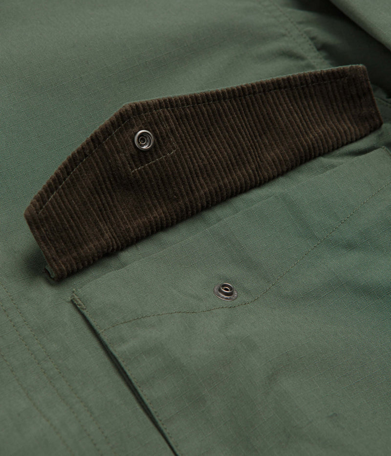 Snow Peak Takibi Ripstop Adjustable Jacket in Olive