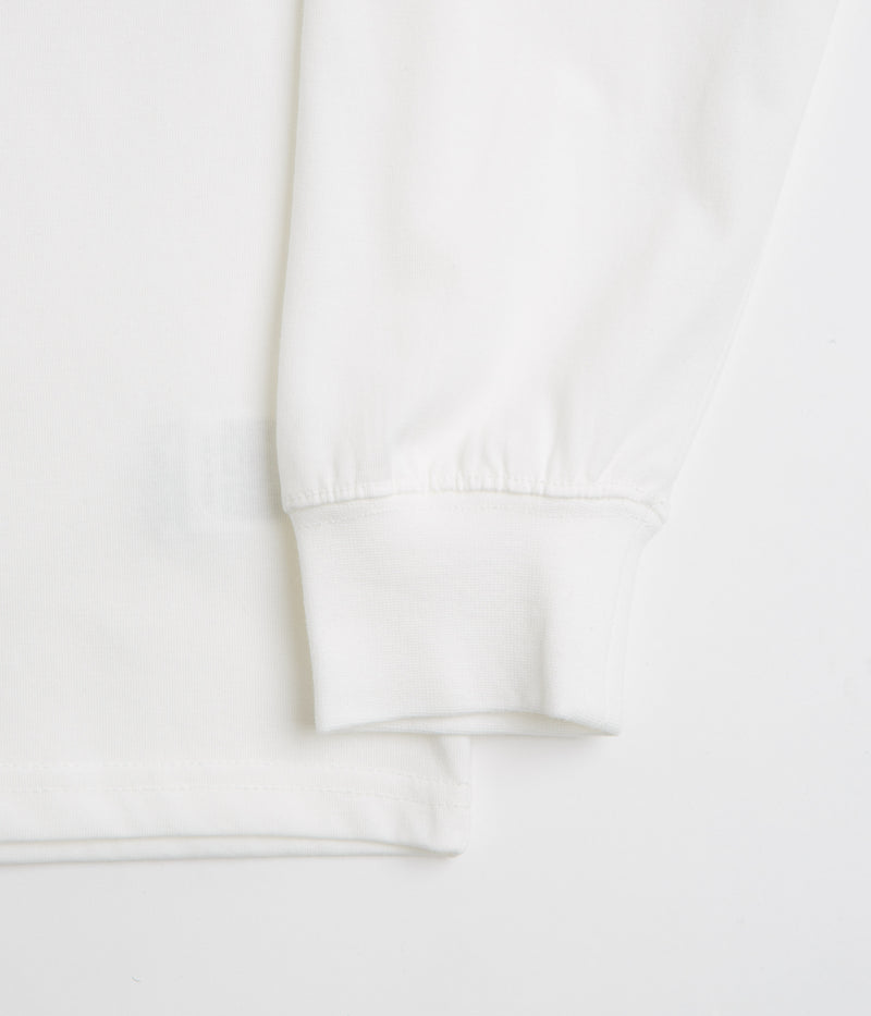 Snow Peak Typography Long Sleeve T-Shirt in Off White