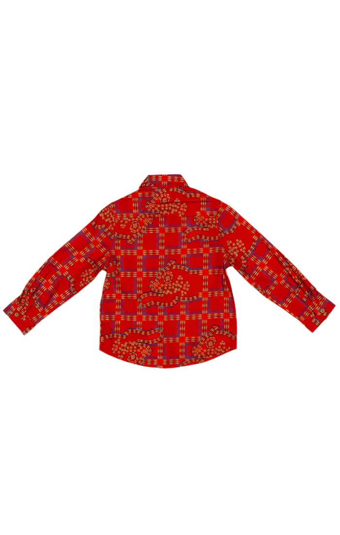 Back View of the IceCream Kids Spec LS Woven