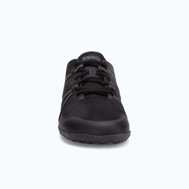 Xero Shoes Speed Force II Men Shoe in Black with Toe Facing Front
