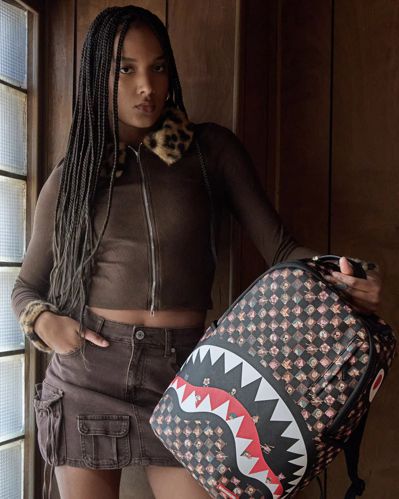 Sprayground Peeking Characters Remix Backpack