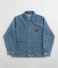 Stan Ray Coverall Jacket in Heavy Stone Wash Denim