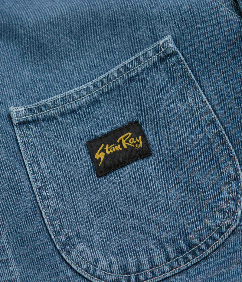 Stan Ray Coverall Jacket in Heavy Stone Wash Denim