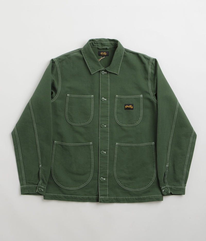 Stan Ray Coverall Jacket in Racing Green Bedford Cord
