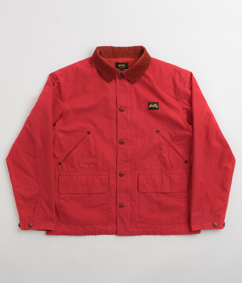 Stan Ray Hunters Jacket in Aged Red Half Panama
