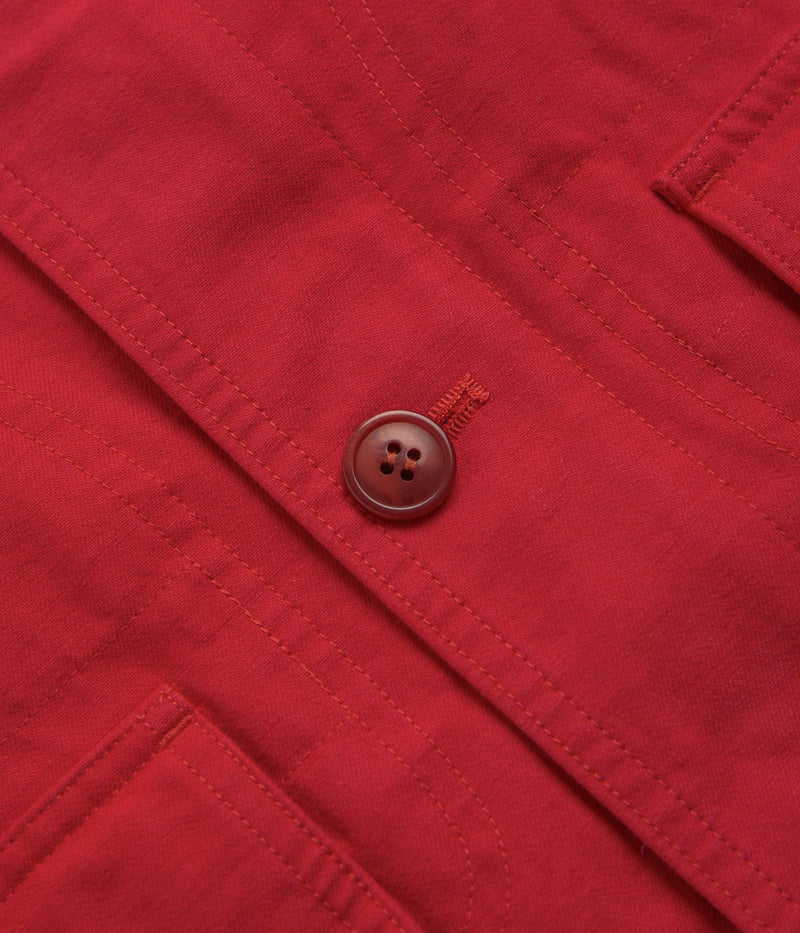 Stan Ray Hunters Jacket in Aged Red Half Panama