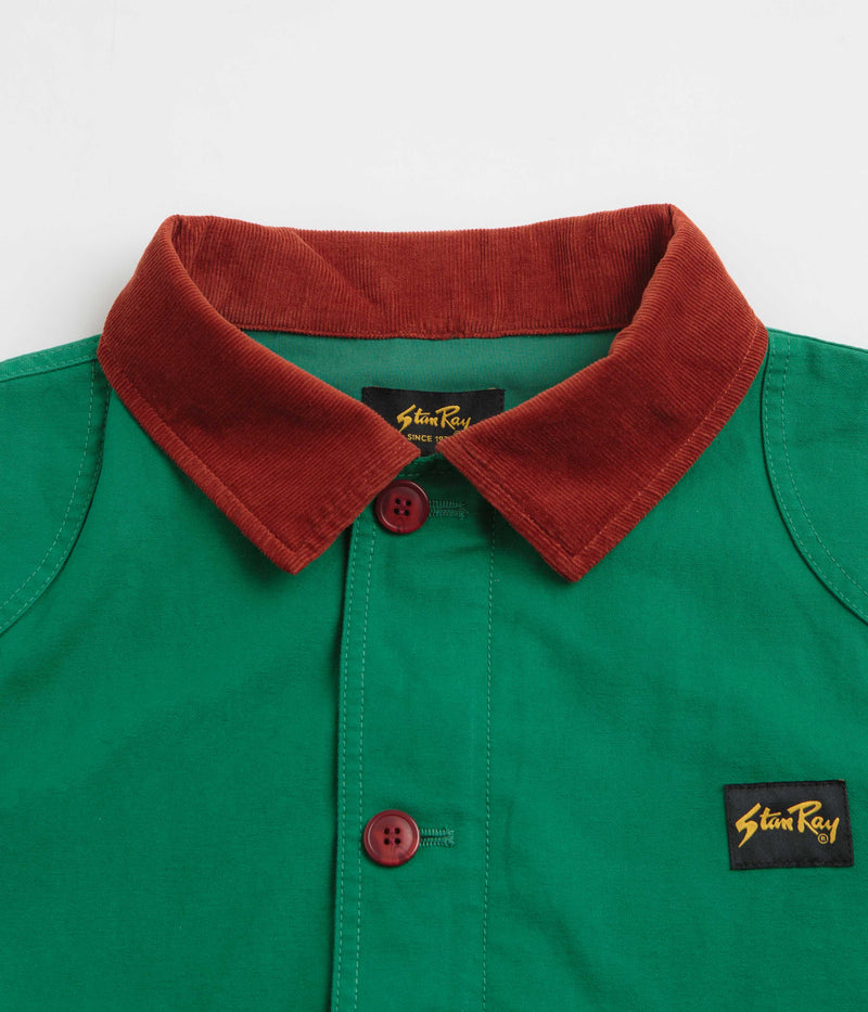 Stan Ray Hunters Jacket in Racing Green Half Panama