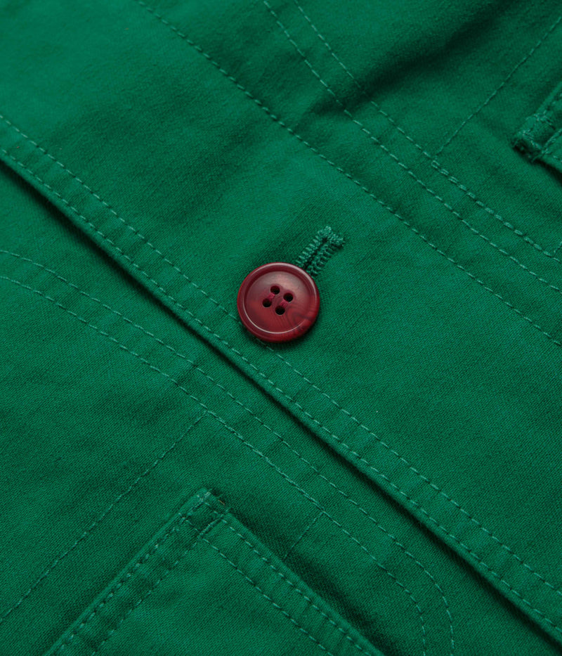 Stan Ray Hunters Jacket in Racing Green Half Panama