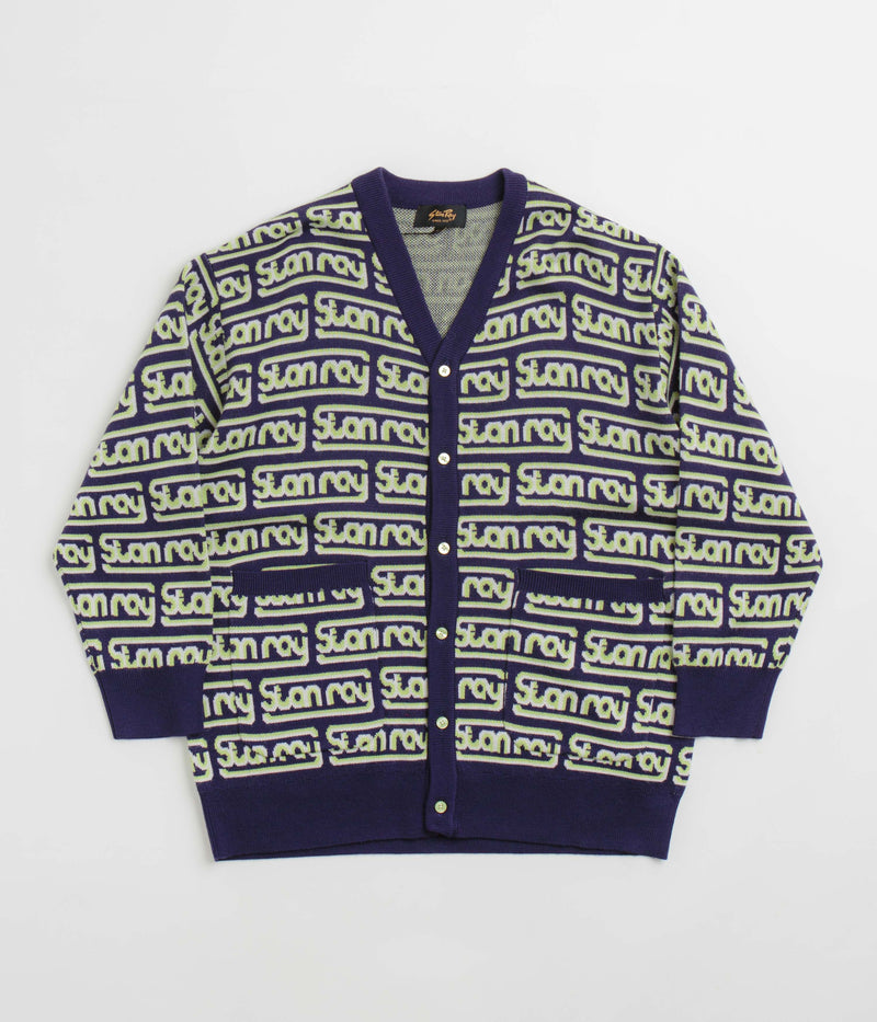 Stan Ray Knitted Cardigan in Moto Repeat
