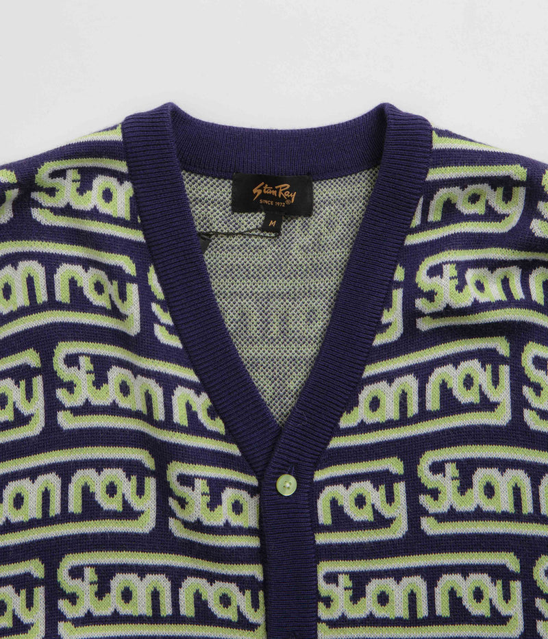 Stan Ray Knitted Cardigan in Moto Repeat