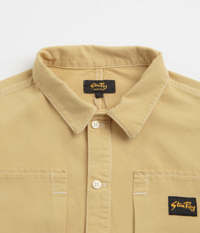 Stan Ray Painters Pop Over Shirt in Khaki Bedford Cord