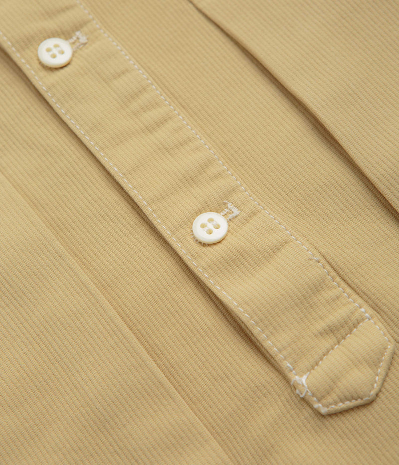Stan Ray Painters Pop Over Shirt in Khaki Bedford Cord