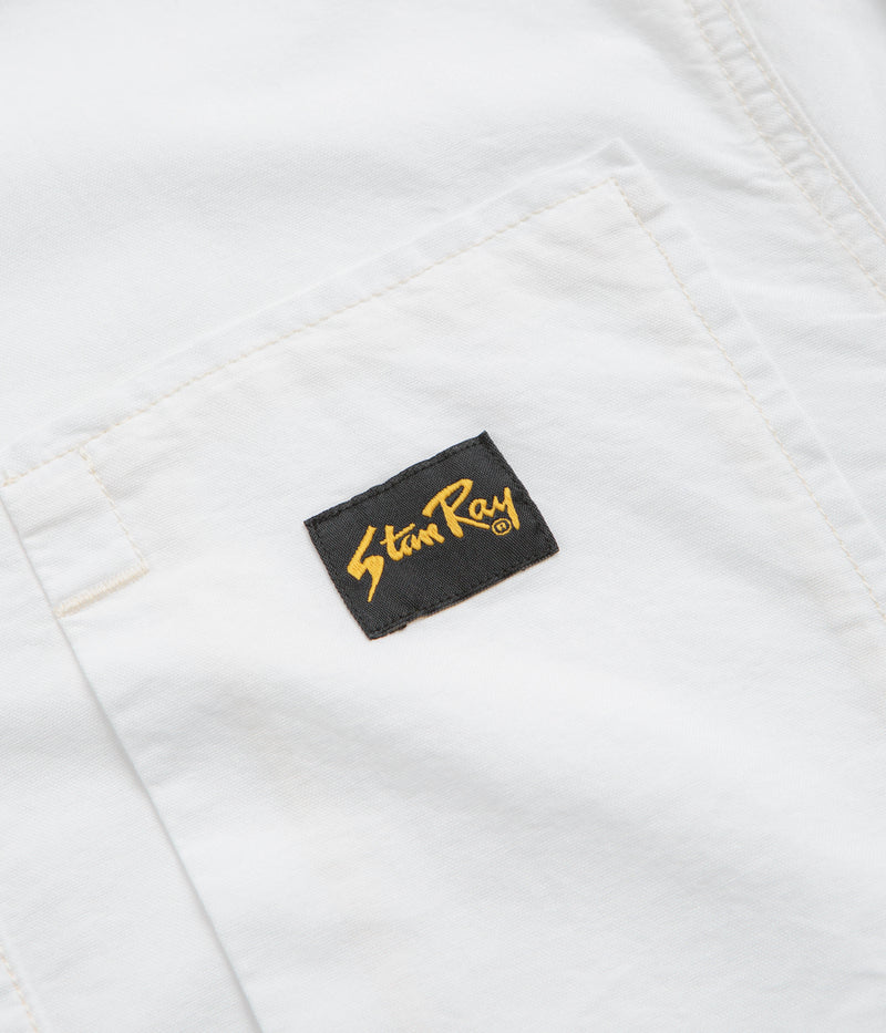 Stan Ray Painters Pop Over Shirt in Natural Cotton Oxford