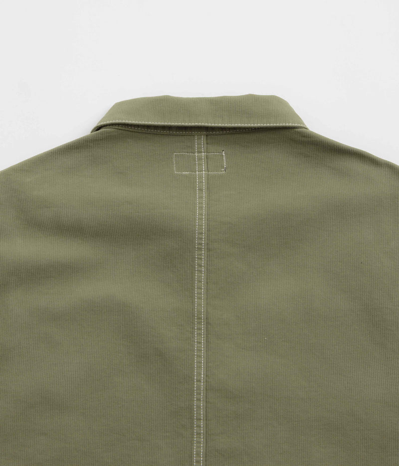 Stan Ray Painters Pop Over Shirt in Olive Bedford Cord