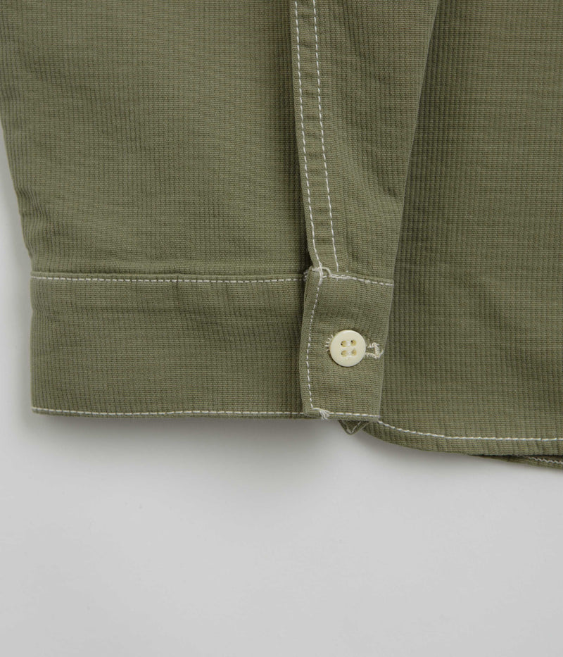 Stan Ray Painters Pop Over Shirt in Olive Bedford Cord