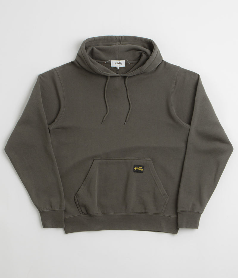 Stan Ray Patch Hoodie in Washed Black