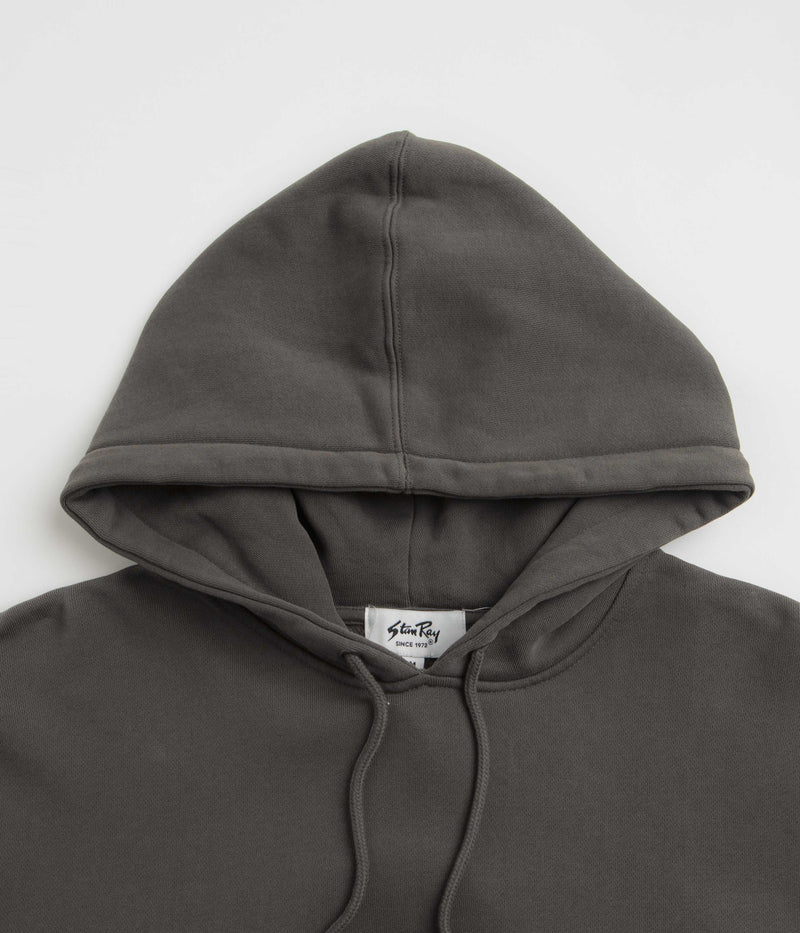 Stan Ray Patch Hoodie in Washed Black