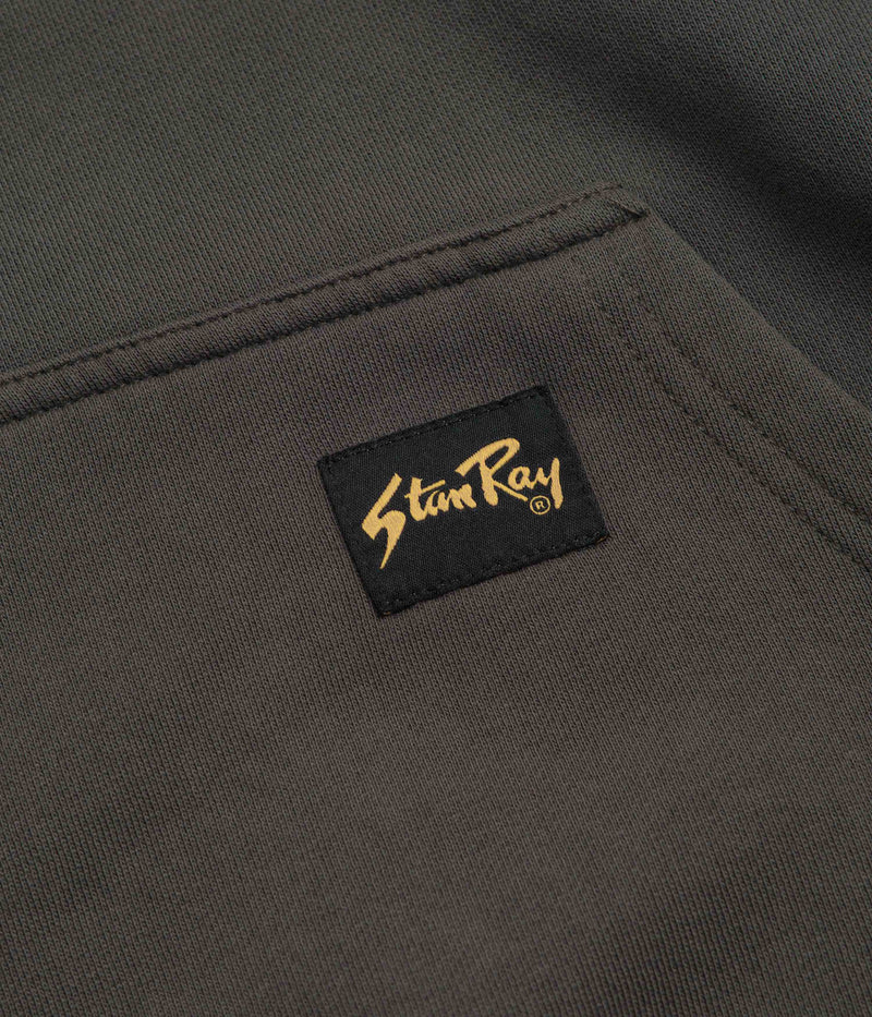 Stan Ray Patch Hoodie in Washed Black