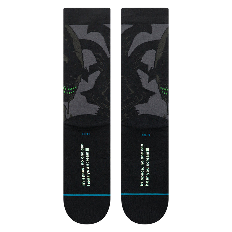 Stance Alien Crew Socks - Black