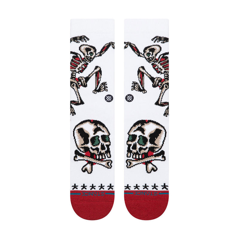 Stance Skeleton Crew Socks - White