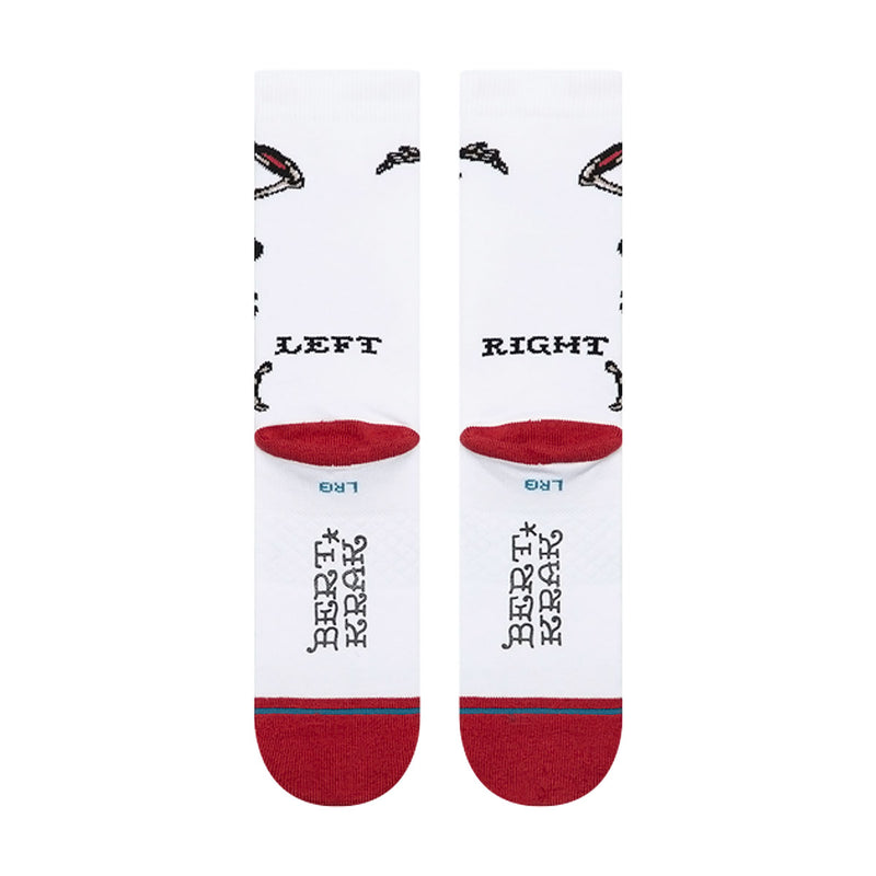 Stance Skeleton Crew Socks - White