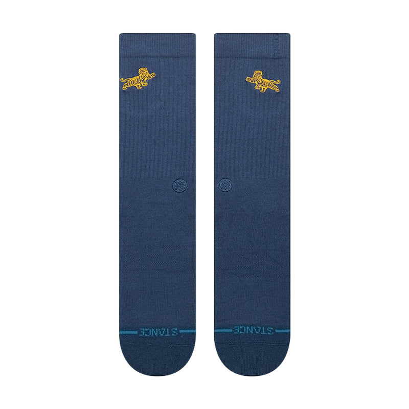 Stance Stripes Crew Socks - Navy