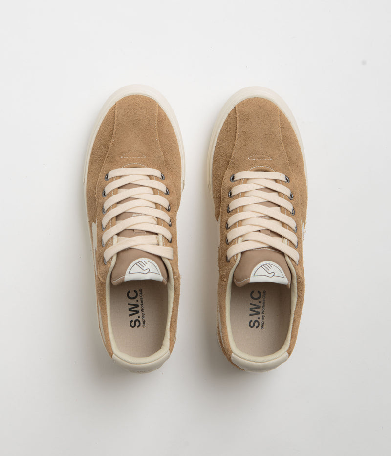 Stepney Workers Club Dellow S-Strike Cup Geo-Merged Shoes in Brown