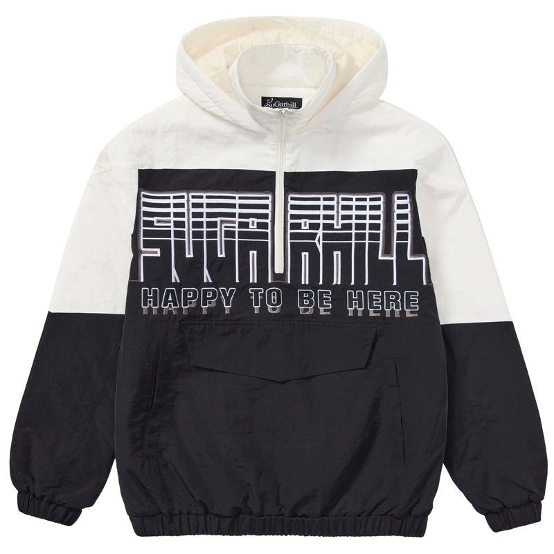"STORM" STARTER JACKET (BLACK / WHITE)