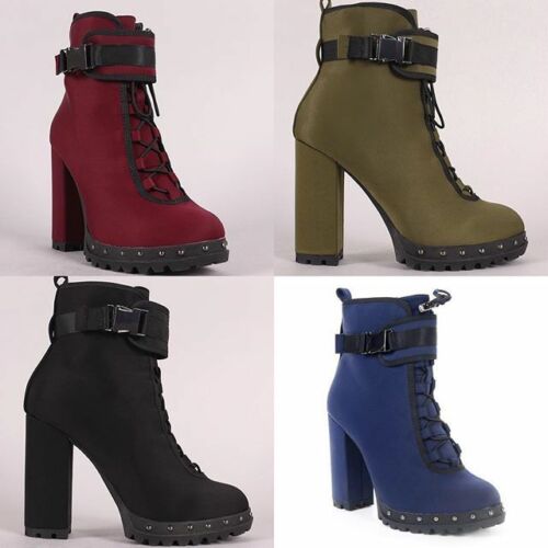 Stylish-18 - Pazzle Zip Ankle Buckle & Pull Toggle Ankle Booties - ShoeFad
