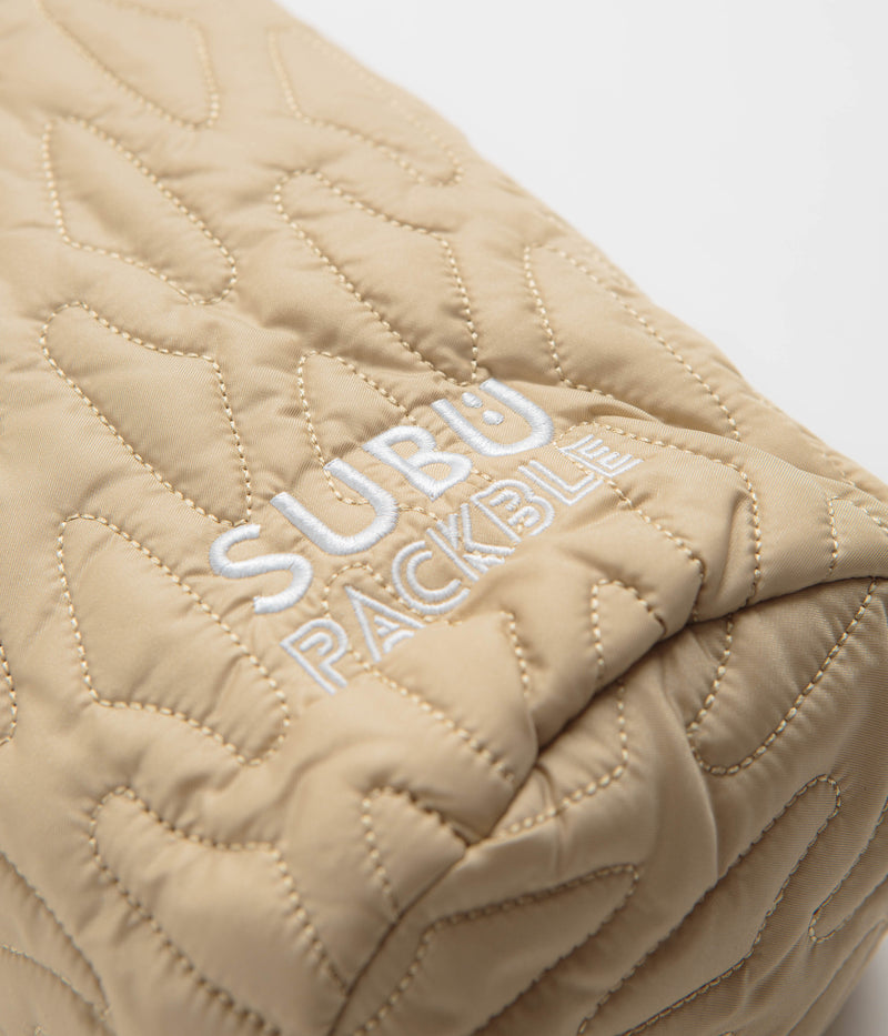 Subu Outline Packable Sandals in Beige