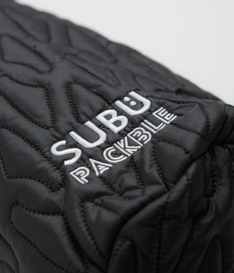Subu Outline Packable Sandals in Black