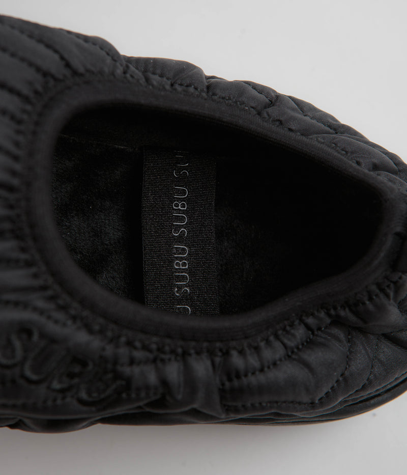 Subu Outline Packable Sandals in Black