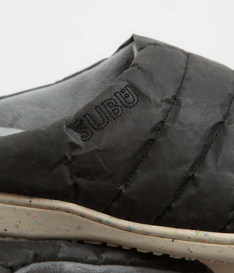 Subu Re: Paper Sandals in Black
