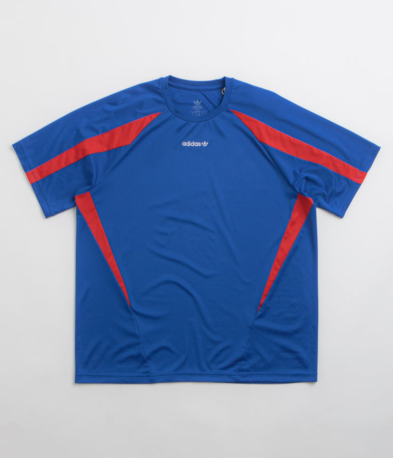 Adidas Teamgeist Jersey in Team Royal Blue and Better Scarlet