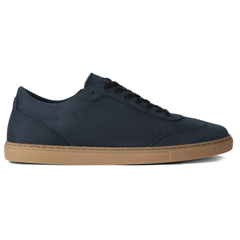 Atlas Cobalt blue suede Lateral view