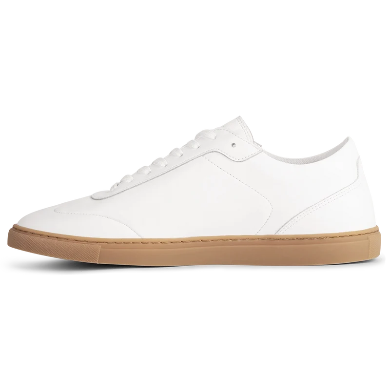 Atlas in Ivory white leather by Amberjack - Medial View