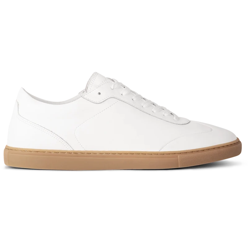 Atlas in Ivory white leather by Amberjack - Lateral View
