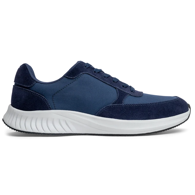 The Axis in Cobalt Suede by Amberjack - Lateral View