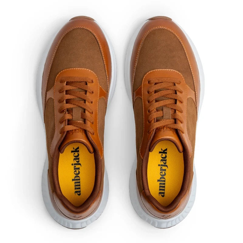 The Axis in Grizzly Suede by Amberjack - Top Down View