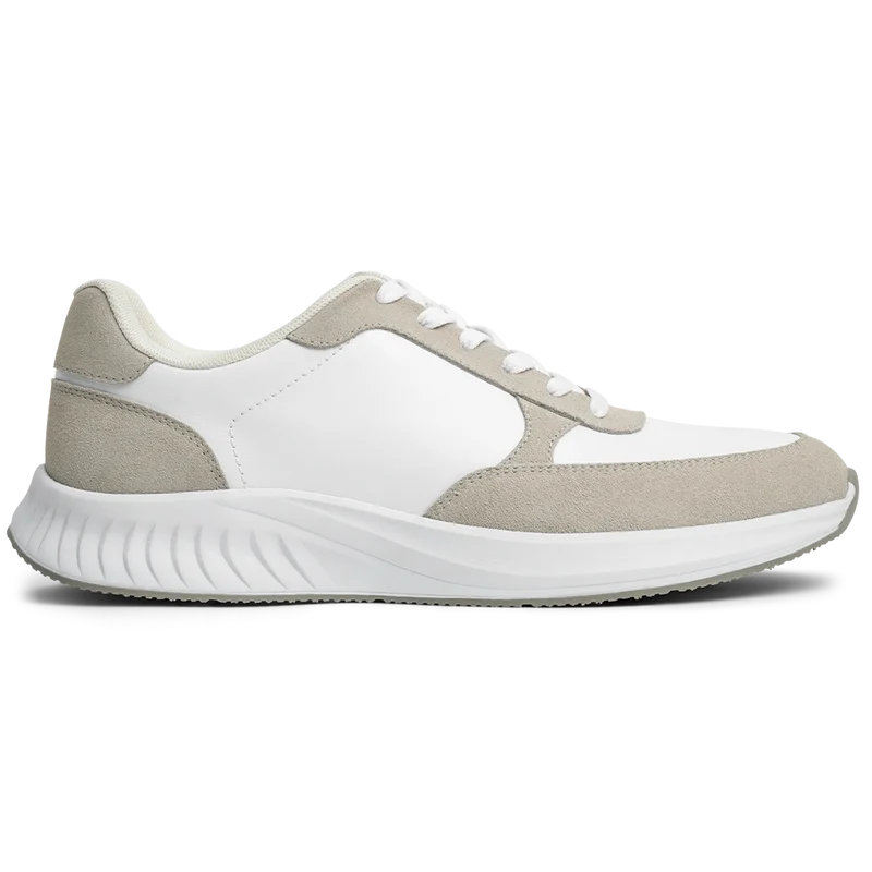 The Axis in Ivory Suede by Amberjack - Lateral View