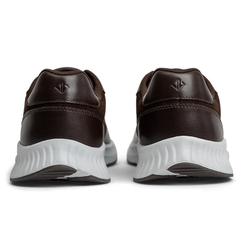 The Axis in Walnut Suede by Amberjack - Back View