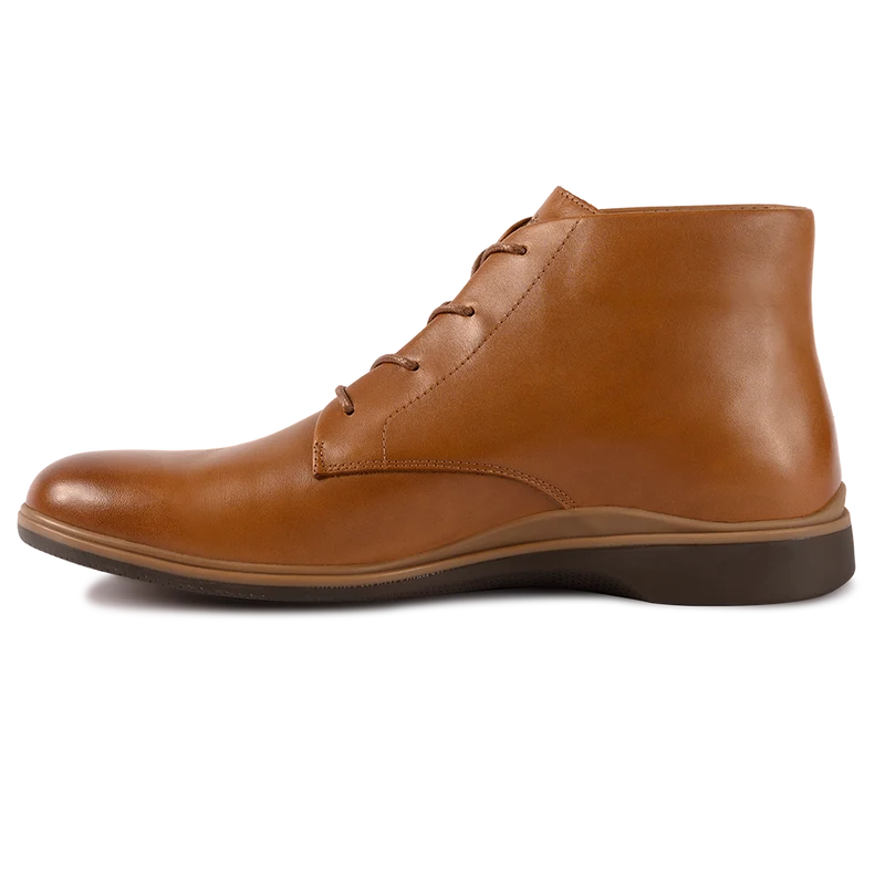 The Chukka Boot by Amberjack in Honey - Medial Side View