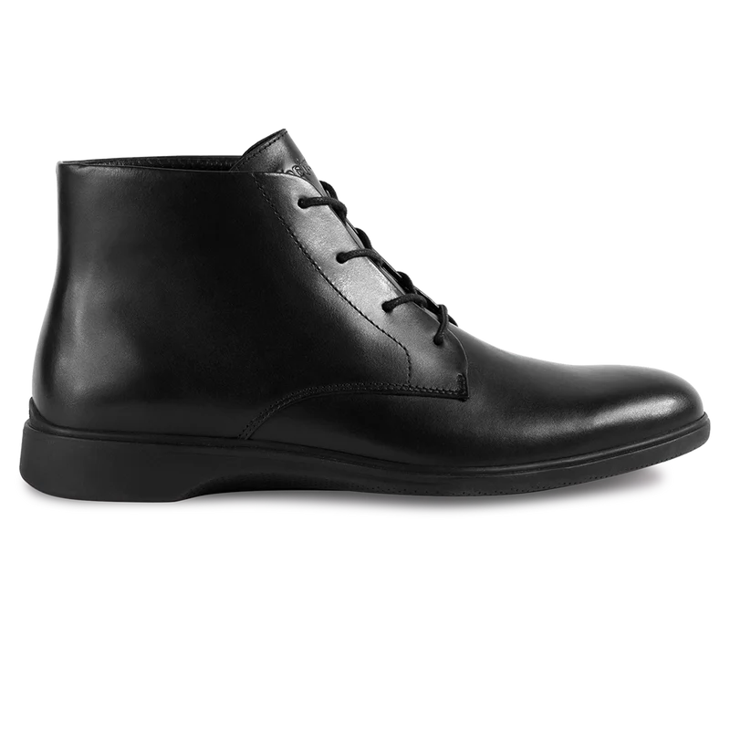 The Chukka Boot by Amberjack in Obsidian - Lateral Side View