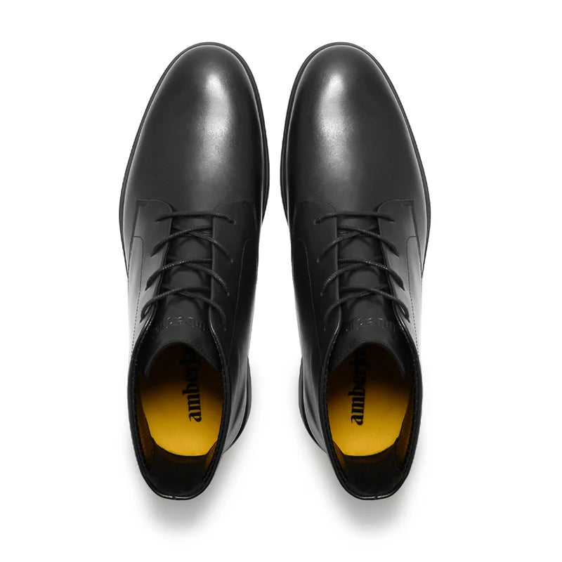 The Chukka Boot by Amberjack in Obsidian - Top Down View