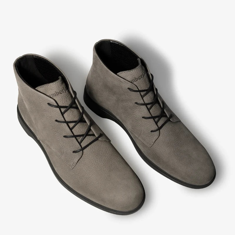 The Chukka Boot by Amberjack in Steel - 3/4 View