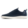 The Court in Cobalt leather & suede medial view