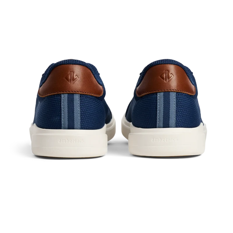 The Drift in Cobalt knit back heel view