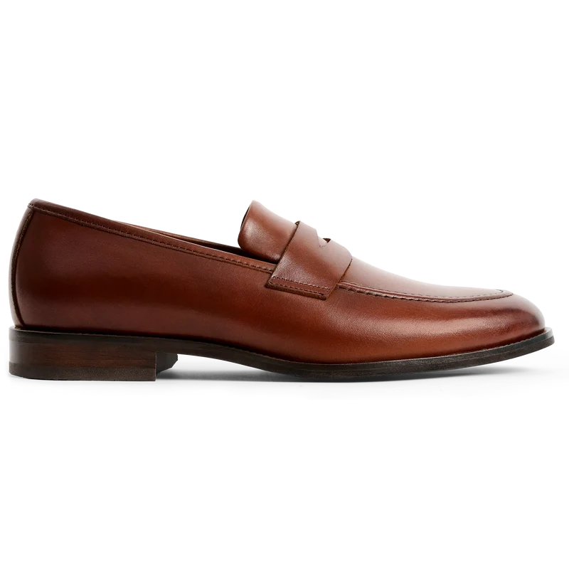The Duke in Chestnut brown full-grain leather Lateral View